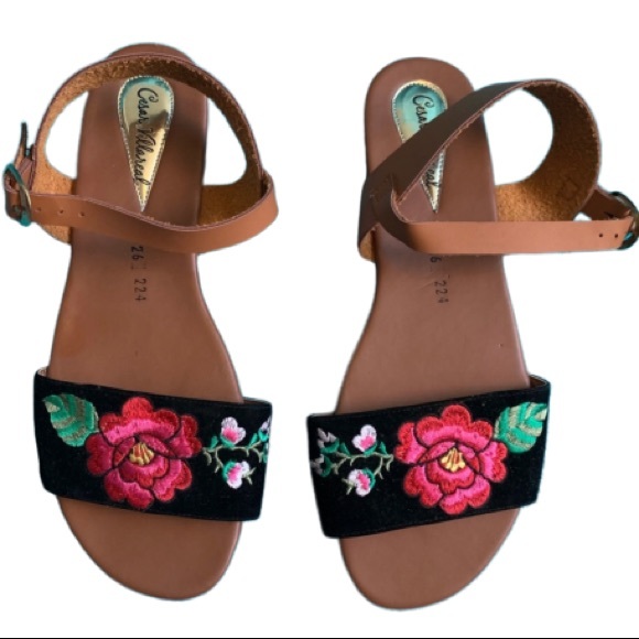 Mexican flower sandals Clearance